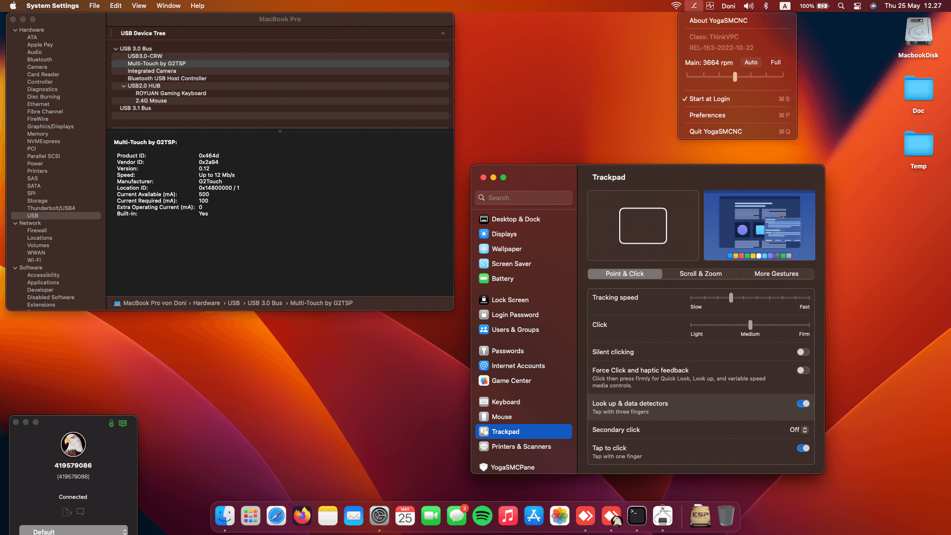 Lenovo Thinkpad T480S 7th [KabyLake R   Intel UHD 620 + PS2]   OpenCore 1